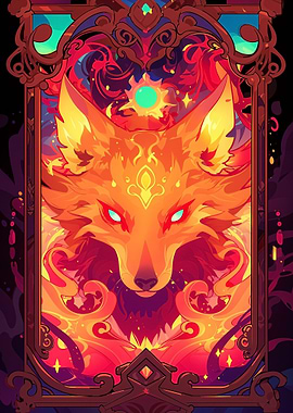 Kitsune Magic Card