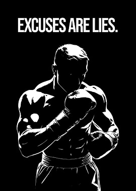 Excuses Are lies Boxing