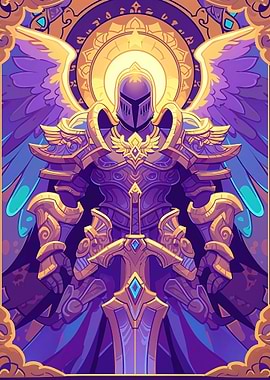 Angelic Paladin Magic Card