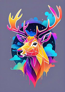 Elk Neon Colorful