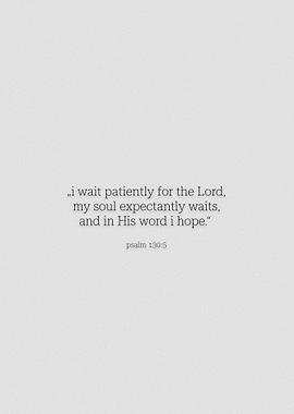 psalm 130 verse 5