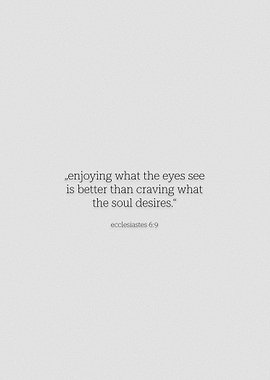 ecclesiastes 6 verse 9