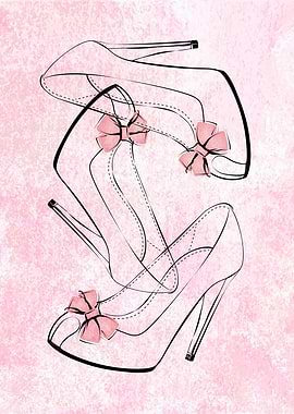 Pink High heels