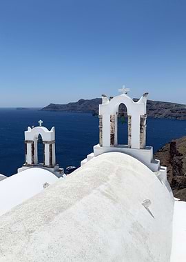 Santorini Window Church