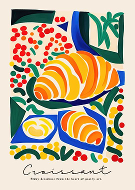 Croissants Poster