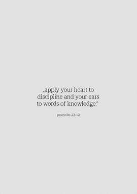 proverbs 23 verse 12