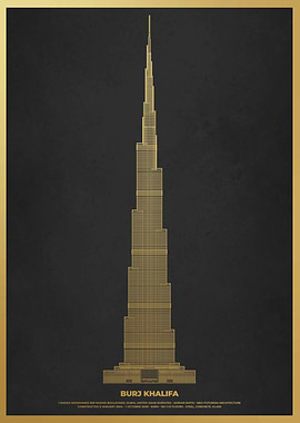 Burj Khalifa Gold