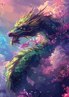Fantasy Dragon Colorful