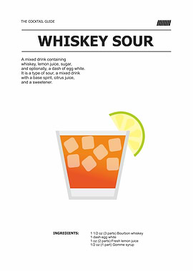 whiskey sour cocktail