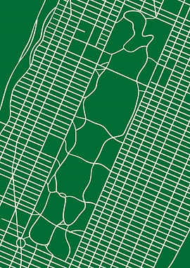 Central Park Line Map