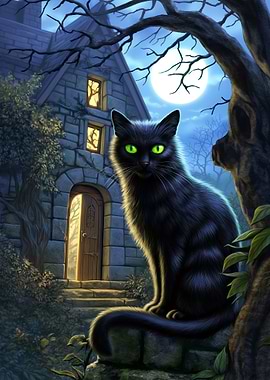 The Cat Haunting Gaze