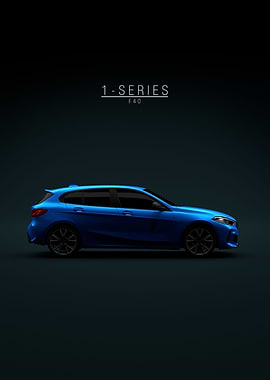 BMW M135i F40 2020 blue