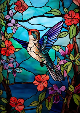 Glass Hummingbird No9