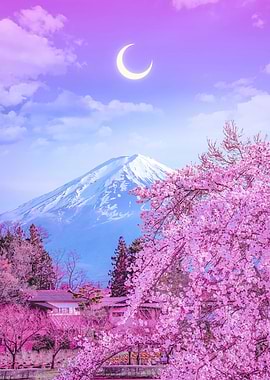 Fuji Pastel Cherry Blossom
