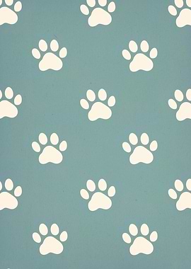 dog paw pattern