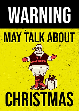 WARNING CHRISTMAS SANTA