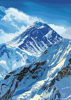 Mount Everest Scenery