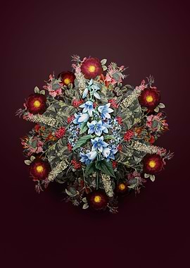 Bellflower Vintage Wreath