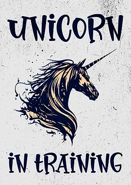UNICORN IN TRAINING MANE