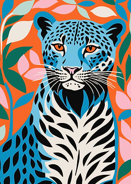 Cute Colorful Leopard