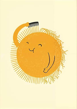 sun brush hair