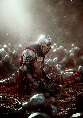 Kneeling for the fallen