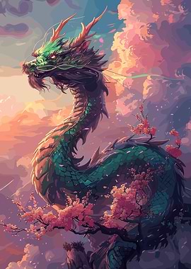 Fantasy Abstract Dragon