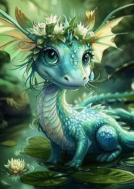 cute dragon animal