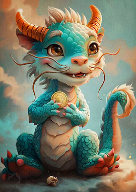 cute dragon animal