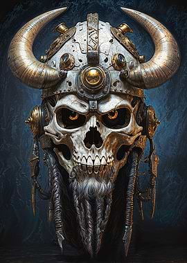 Nordic Viking Skull