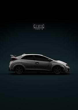 Honda Civic Type R FK2 Whi