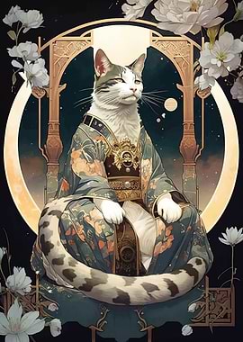 Cat Kimono Japan