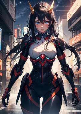 Anime Cyberpunk Girl