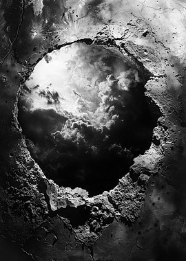 Surreal Monochromatic Sky