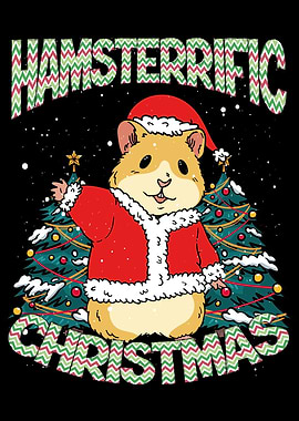 Hamster santa