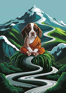 Basset Hound Monk