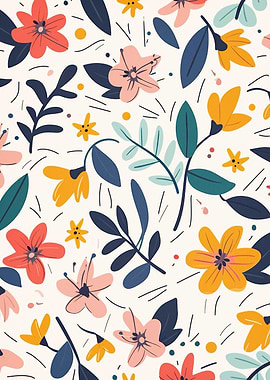 Pattern Flower Color