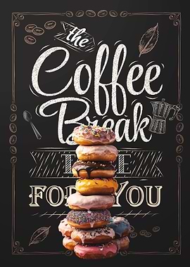Coffee Break Donut Tower