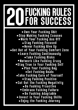 20 Rules For Success