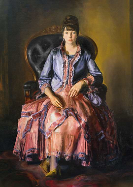 Emma in a Purple Dress