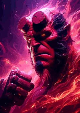 hellboy unique artwork