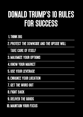Donald Trumps 10 rules
