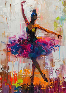 Rainbow Ballet Dancer