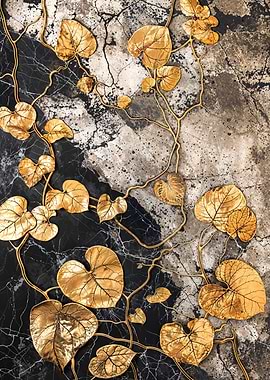 Vintage Gold Pothos Vines