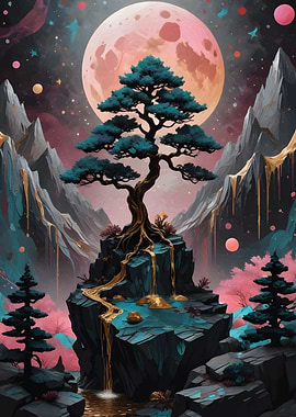 the bonsai tree Landscape