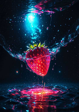 Strawberry in the Water