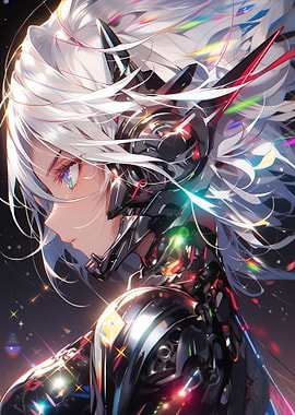 Anime Futuristic Cute Girl