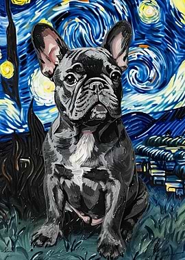 bulldog vangogh