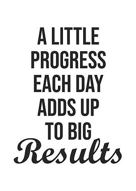 A Little Progress Each Day
