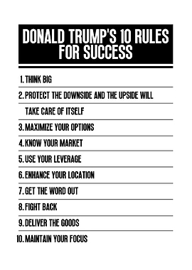 Donald Trumps 10 rules